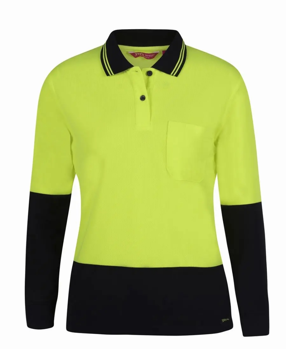 Picture of JB's Wear, Ladies HV L/S Comfort Polo